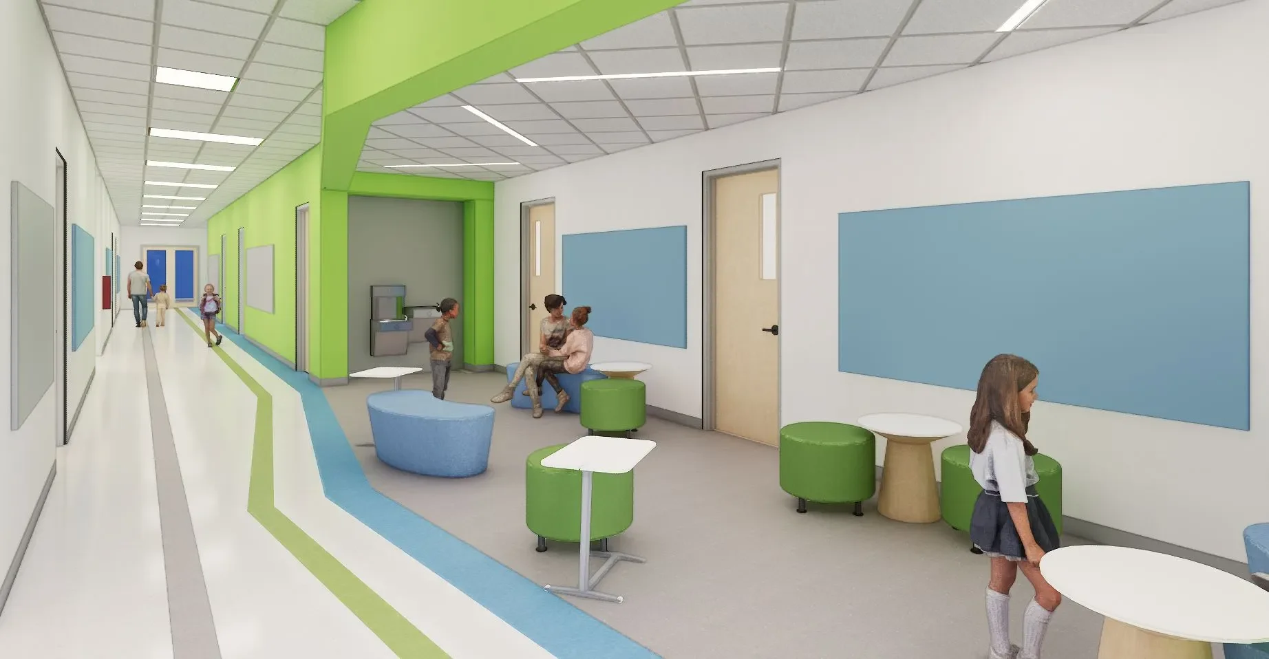 1 corridor b rendering