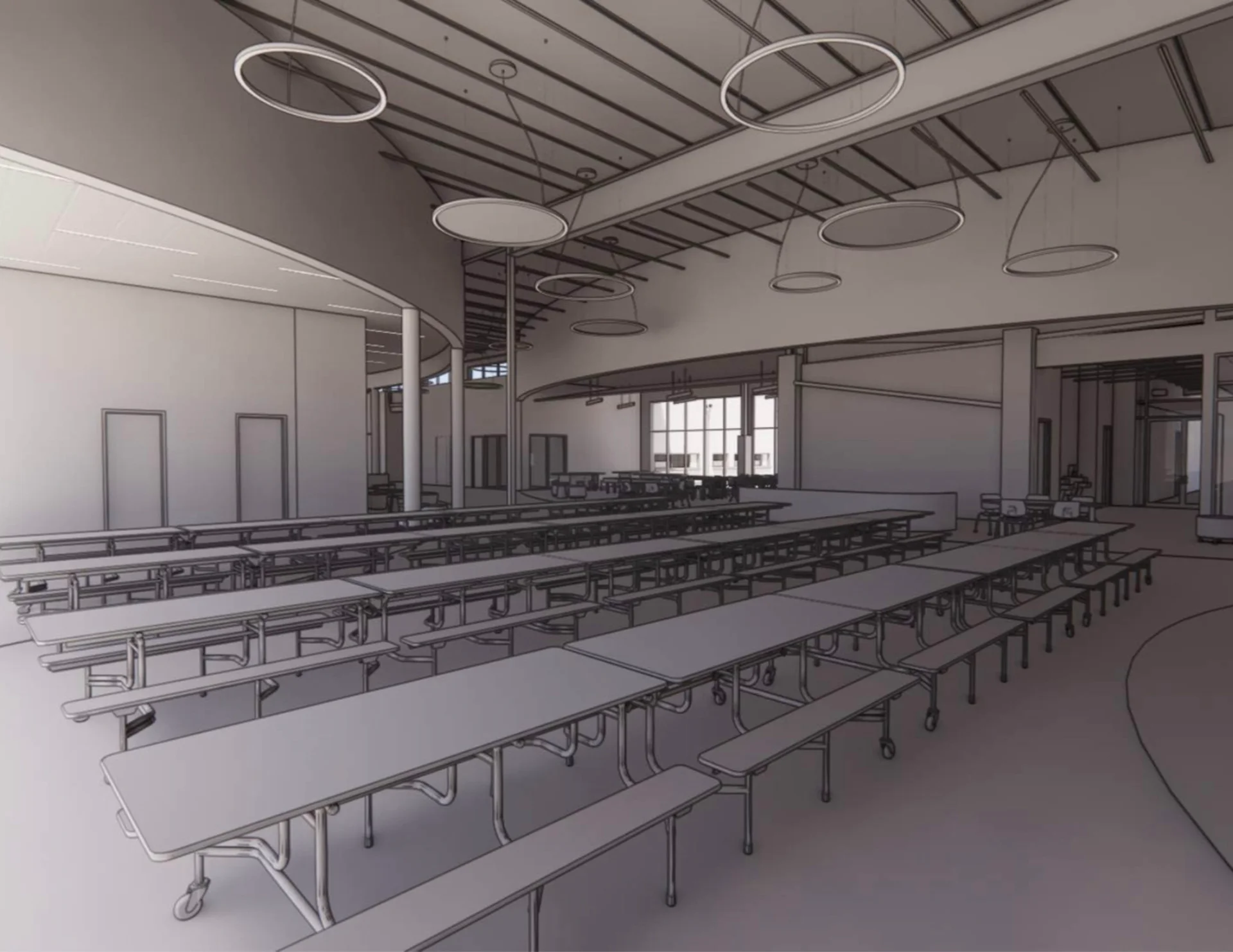 cafeteria technical drawing