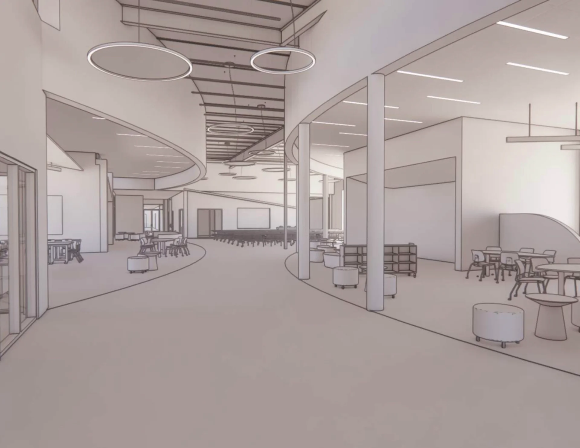 corridor drawing