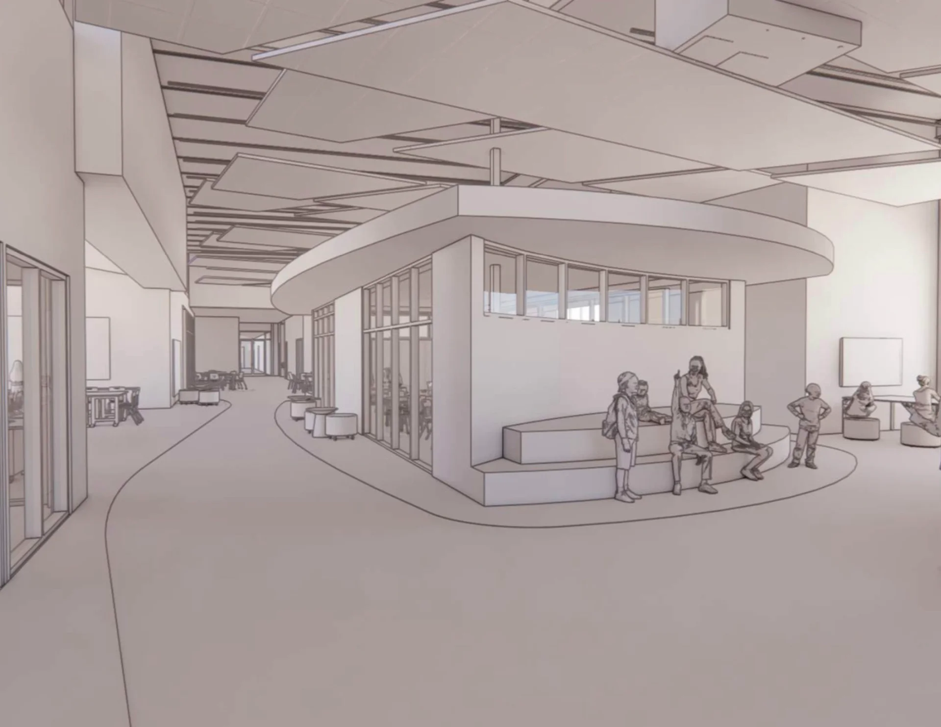 corridor drawing