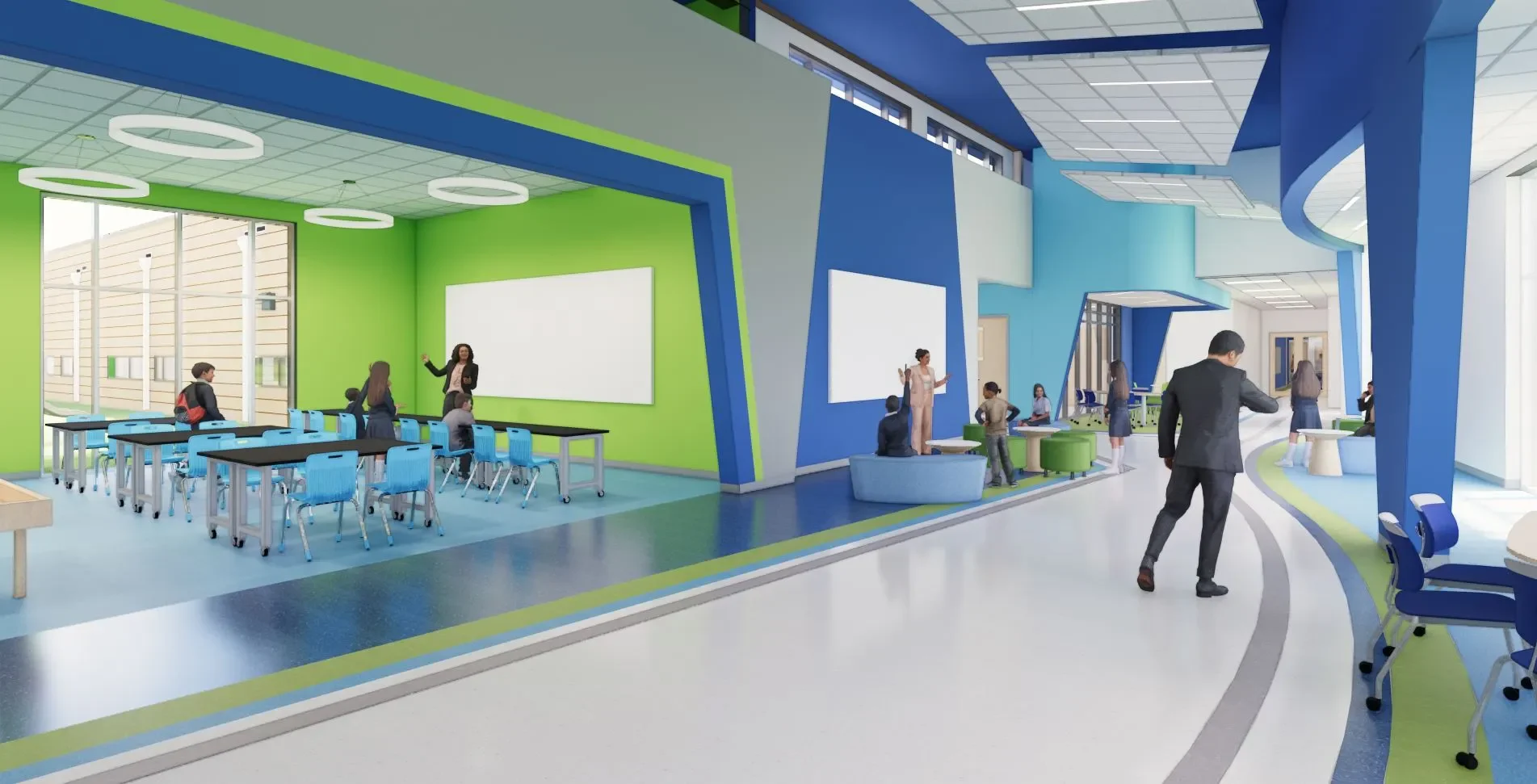 main corridor rendering