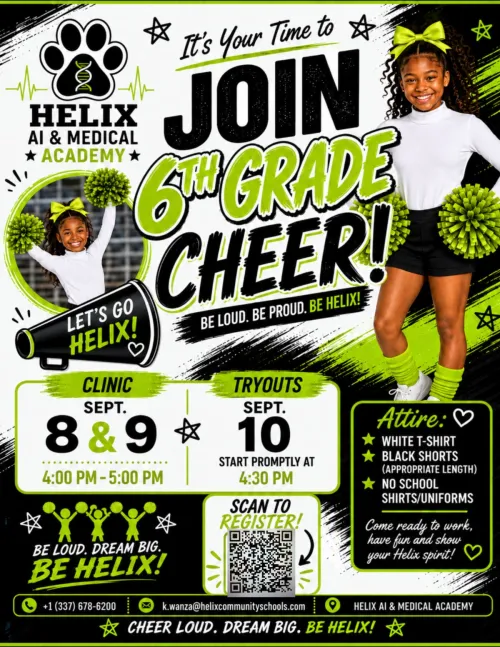 HAIMA: 6th Grade Cheer Tryouts
