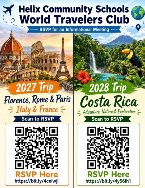 Helix Heads to Italy & France &mdash; Summer 2027!
