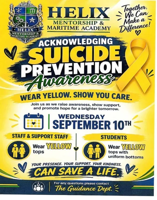 HMMA: Suicide Prevention Awareness Day