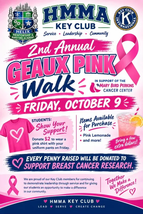  HMMA: Annual Geaux Pink Walk