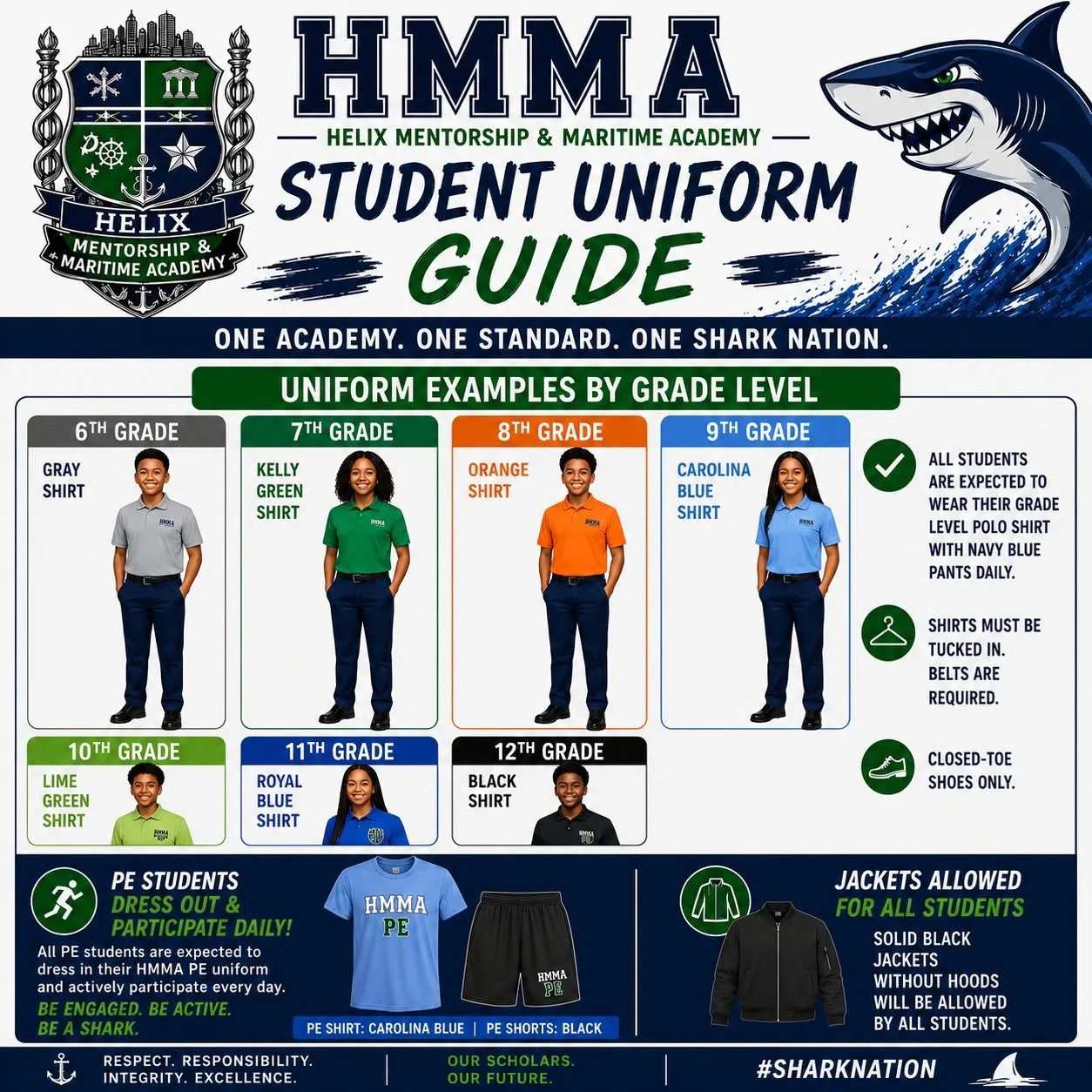 HMMA Student Uniform Guide: Show Your Shark Pride! ?