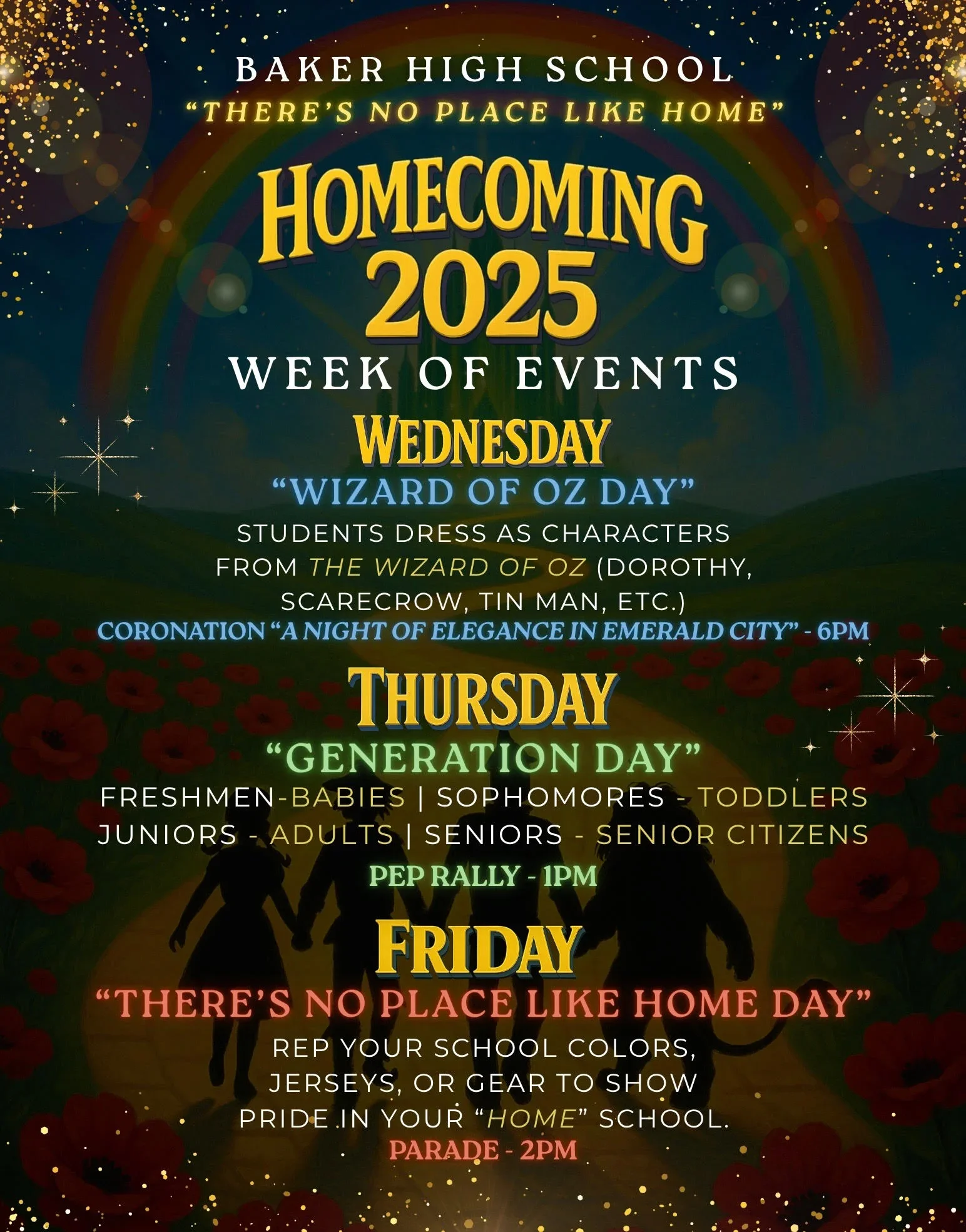 Homecoming 2025 Week of Events