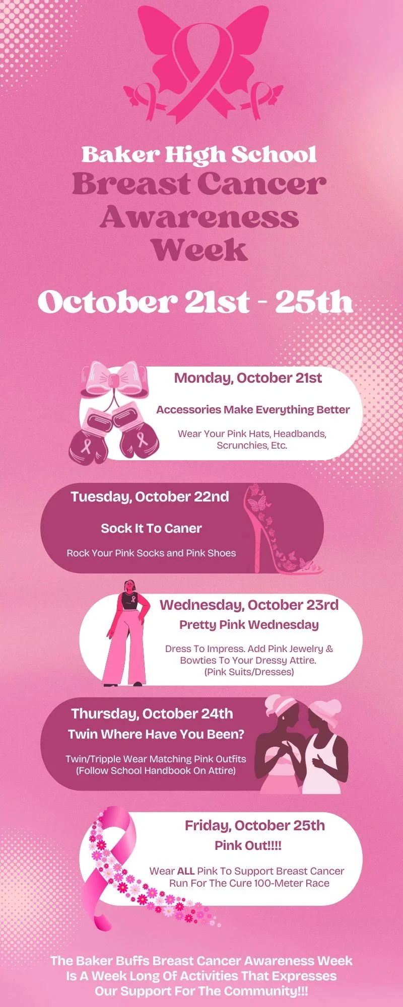 pink Breast Cancer Awareness Week graphic