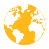yellow globe icon
